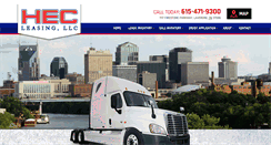 Desktop Screenshot of hecleasing.com