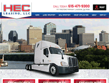 Tablet Screenshot of hecleasing.com
